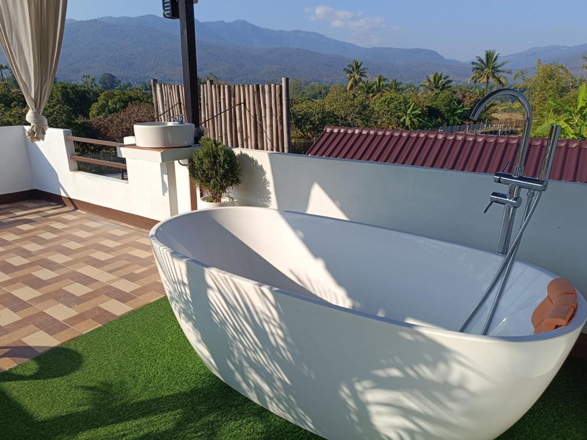 ม่วนใจ๋ปันสุข โฮมสเตย์แอนคาเฟ่ Muanjai Punsuk Homestay And Cafe Csomthong Kültér fotó